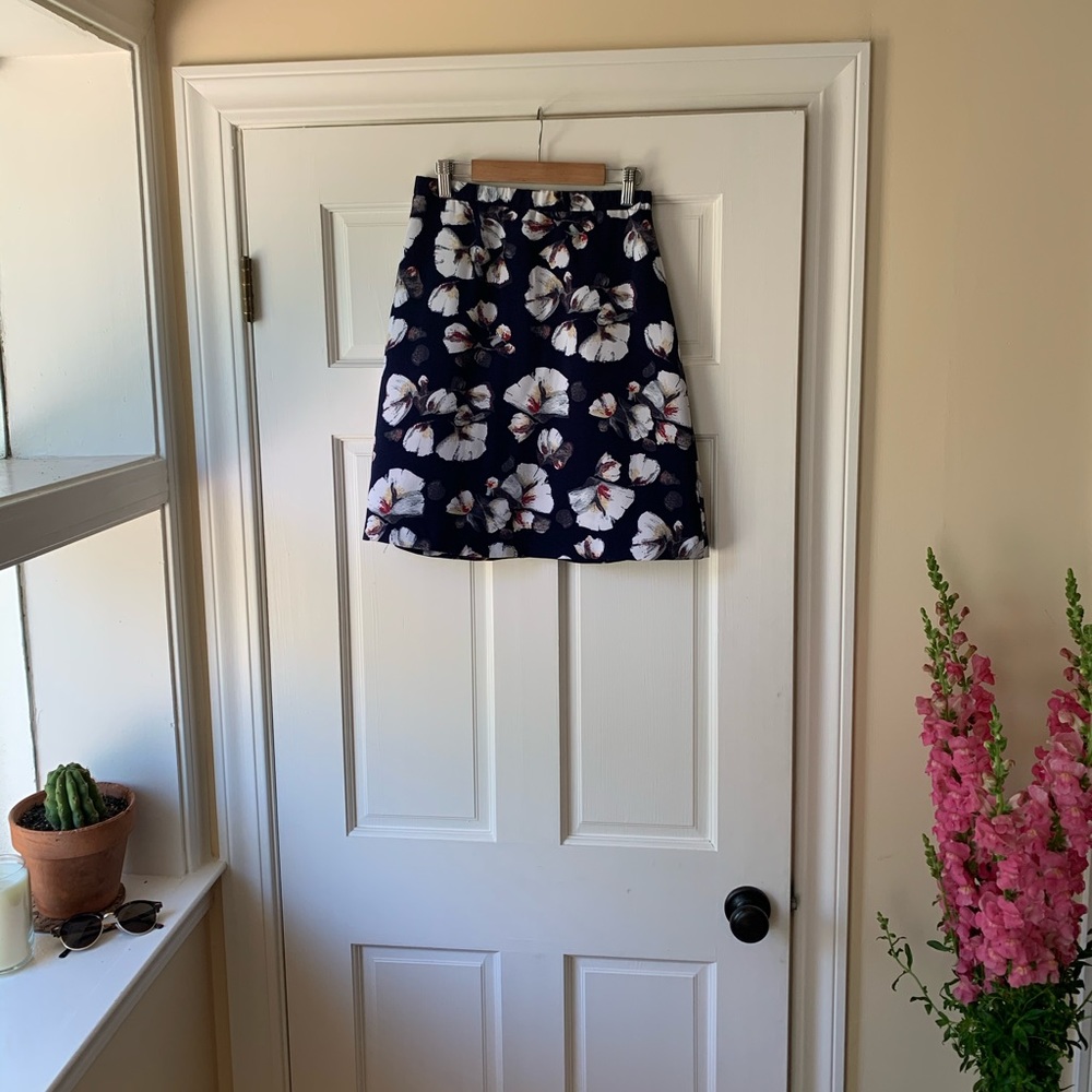 J. Crew/Babeau Floral Mini Skirt
